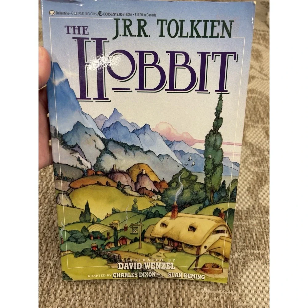 J.R.R. Tolkien The Hobbit Graphic Novel 1990 Eclipse Books